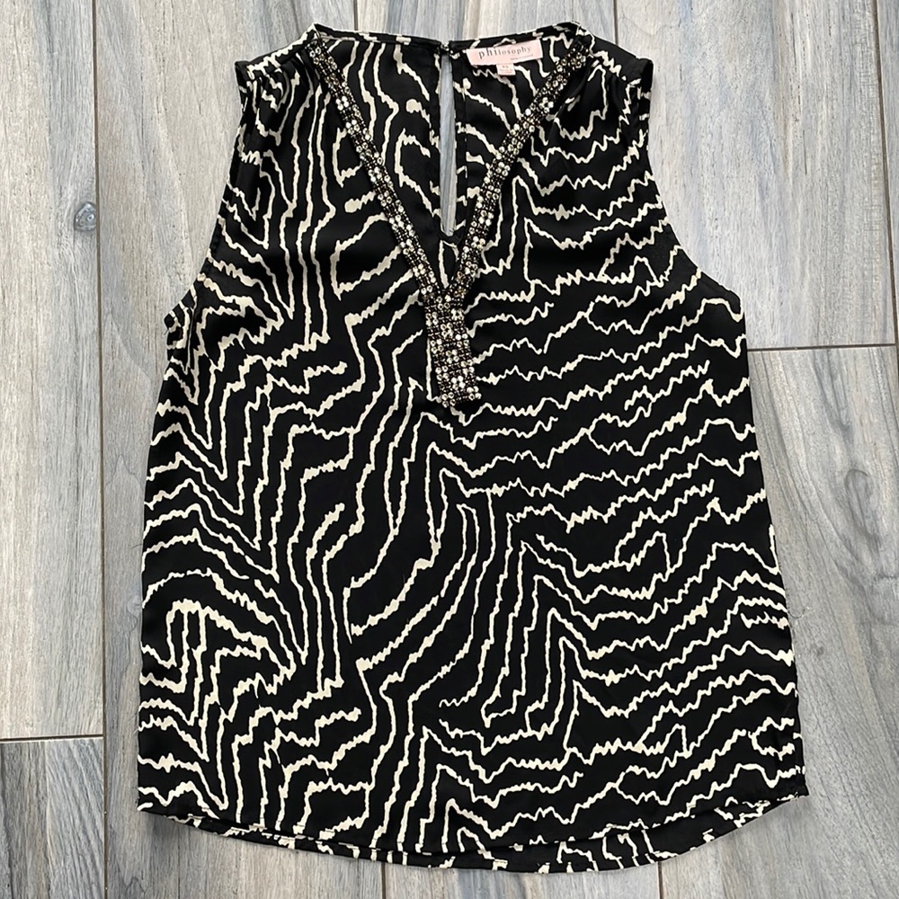 *** Black and White Philosophy Tank